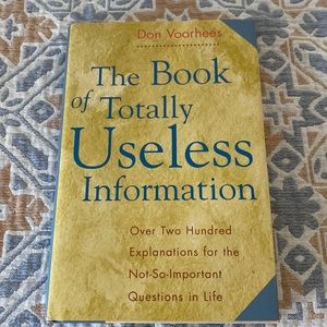 Book of random information and answers to life's questions